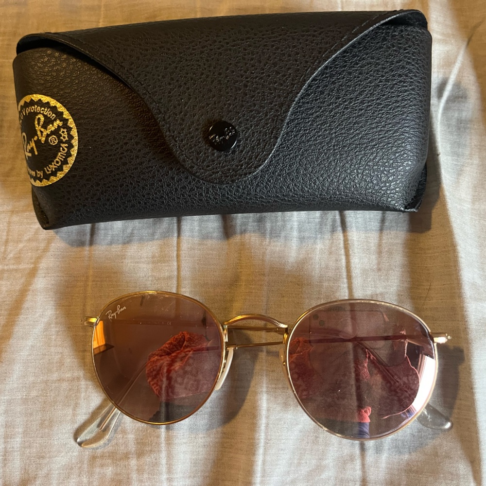 Rayban Round Metal Sunglasses